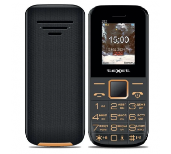 Мобильный телефон TEXET TM-202 черный (1,77"/без камеры/600mAh)#2052292