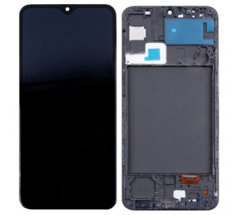 Дисплей для Samsung Galaxy A30s (A307F) модуль с рамкой Черный - (In-Cell)#2082220