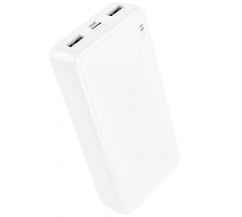 Внешний аккумулятор 20000 mAh BOROFONE BJ55A (2USB/PD/Micro/LED инд.бат) белый#2053412