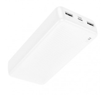 Внешний аккумулятор 20000 mAh BOROFONE BJ55A (2USB/PD/Micro/LED инд.бат) белый#2053414