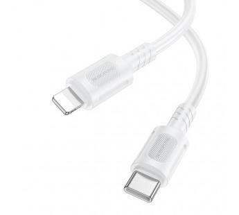 Кабель Type-C - Apple lightning Borofone BX111 Feliz PD 27W 100см 3A  (white) (235095)#2053450