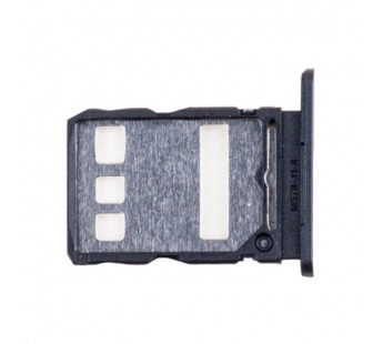 Держатель SIM для Huawei Nova Y72/Y72S/Y63 (MGA-LX3/GFY-LX1) Черный#2065200