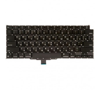 Клавиатура для ноутбука MacBook Air M1 13" A2337 (2020, прямой Enter RU) Черный#2071243