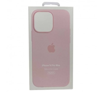 Чехол iPhone 14 Pro Max Silicone Case MagSafe OR с Анимацией Chalk Pink#2053990