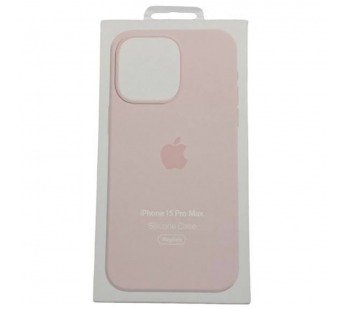 Чехол iPhone 15 Pro Max Silicone Case MagSafe OR с Анимацией Light Pink#2053995
