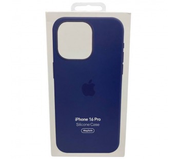 Чехол iPhone 16 Pro Silicone Case MagSafe OR с Анимацией Denim#2053864