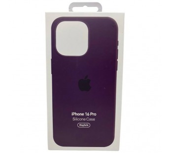 Чехол iPhone 16 Pro Silicone Case MagSafe OR с Анимацией Plum#2053867