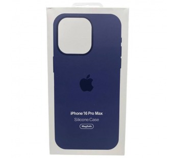 Чехол iPhone 16 Pro Max Silicone Case MagSafe OR с Анимацией Denim#2053872