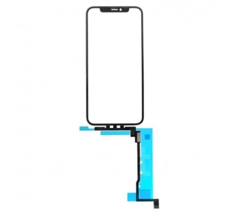 Стекло для переклейки iPhone 11 Pro Max (A2218) в сборе с тачскрином и OCA пленкой Черный - OR (Feaglet)#2054038