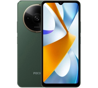 Смартфон Xiaomi POCO С61 4Gb/128Gb Green (6,78"/8МП+5МП/4G/NFC/5000mAh)#2055190