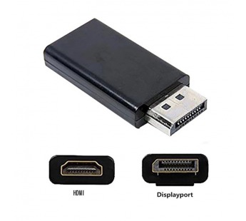 Адаптер Dream HD80 HDMI/DisplayPort черный#2055138