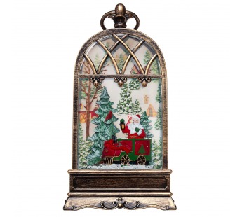 Новогодний фонарь - Санта на санях (L) (multi color) (238424)#2062086