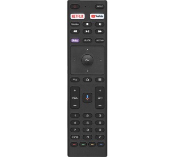 Пульт ДУ JVC KT1942-HG, RC 20 (K504Q5062107) с голосовым управлением Okko LCD TV, батарейки в компле#2055222