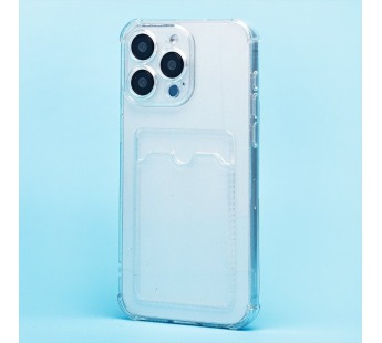 Чехол-накладка - SC300 с картхолдером для "Apple iPhone 16 Pro Max" (white) (236532)#2056106