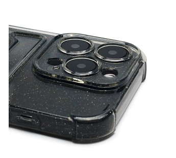 Чехол-накладка - SC300 с картхолдером для "Apple iPhone 16 Pro" (black) (236533)#2096545