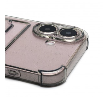 Чехол-накладка - SC300 с картхолдером для "Apple iPhone 16" (black) (236535)#2081026