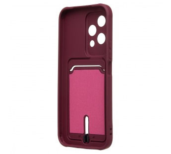 Чехол-накладка - SC304 с картхолдером для "Honor 200 lite" (bordo) (232711)#2061842