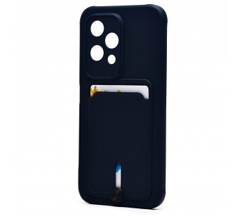 Чехол-накладка - SC304 с картхолдером для "Honor 200 Lite" (dark blue) (238130)#2139990