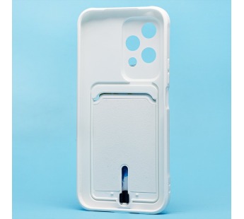 Чехол-накладка - SC304 с картхолдером для "Honor 200 Lite" (white) (238129)#2065262