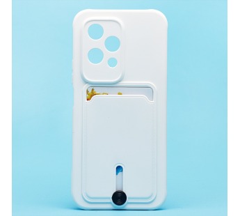 Чехол-накладка - SC304 с картхолдером для "Honor 200 Lite" (white) (238129)#2065263