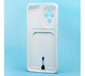 Чехол-накладка - SC304 с картхолдером для "Honor 200" (white) (238127)#2065264