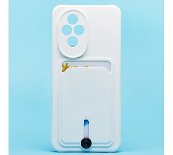 Чехол-накладка - SC304 с картхолдером для "Honor 200" (white) (238127)#2065265