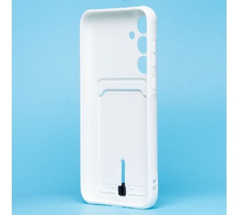 Чехол-накладка - SC304 с картхолдером для "Samsung Galaxy A35" (white) (238133)#2063224