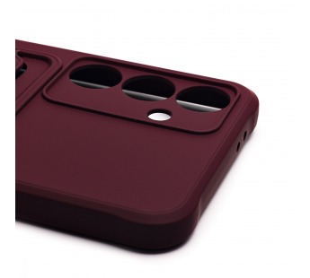 Чехол-накладка - SC304 с картхолдером для "Samsung Galaxy S24FE" (bordo) (237266)#2085363