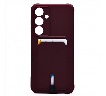 Чехол-накладка - SC304 с картхолдером для "Samsung Galaxy S24FE" (bordo) (237266)#2058142