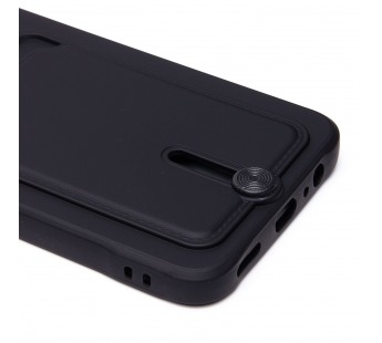 Чехол-накладка - SC304 с картхолдером для "Xiaomi Poco C65" (black) (229180)#2056064