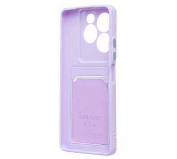 Чехол-накладка - SC337 с картхолдером для "Infinix Note 40X 5G" (light violet) (236888)#2090214