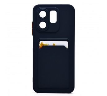 Чехол-накладка - SC337 с картхолдером для "Infinix Smart 9 4G" (dark blue) (236971)#2058184