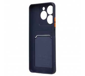 Чехол-накладка - SC337 с картхолдером для "Realme C61 4G Global" (dark blue) (236992)#2140598