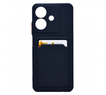 Чехол-накладка - SC337 с картхолдером для "Realme C61 4G Global" (dark blue) (236992)#2058146