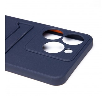 Чехол-накладка - SC337 с картхолдером для "Realme C63 4G" (dark blue) (236929)#2105662
