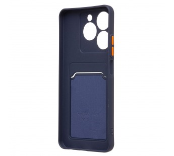 Чехол-накладка - SC337 с картхолдером для "Realme C63 4G" (dark blue) (236929)#2090212