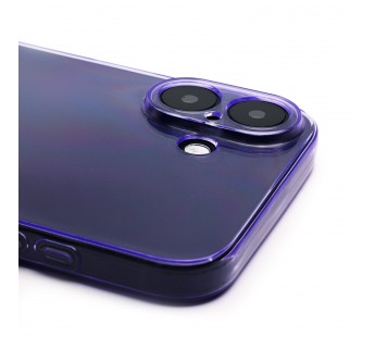 Чехол-накладка - SC344 для "Apple iPhone 16 Plus" (transparent/violet) (236524)#2081000