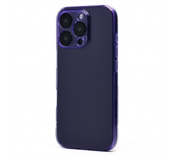 Чехол-накладка - SC344 для "Apple iPhone 16 Pro" (transparent/violet) (236520)#2058120