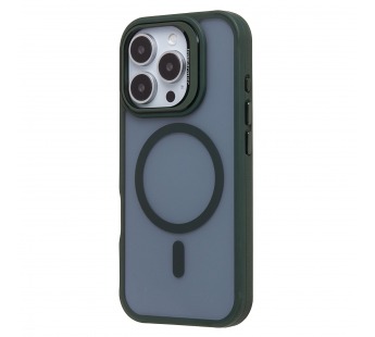 Чехол-накладка - SM026 SafeMag для "Apple iPhone 16 Pro" (dark green) (236451)#2058100