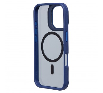 Чехол-накладка - SM026 SafeMag для "Apple iPhone 16" (dark blue) (236457)#2109909