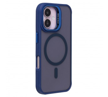 Чехол-накладка - SM026 SafeMag для "Apple iPhone 16" (dark blue) (236457)#2109910