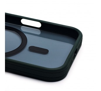 Чехол-накладка - SM026 SafeMag для "Apple iPhone 16" (dark green) (236456)#2068294