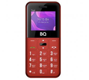 Мобильный телефон BQ 1866 Trust Красный#2056275