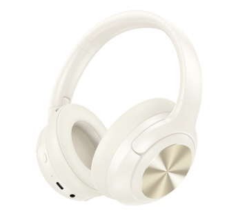 Bluetooth-наушники полноразмерные Hoco W54 Young ANC (milky white) (234620)#2056215