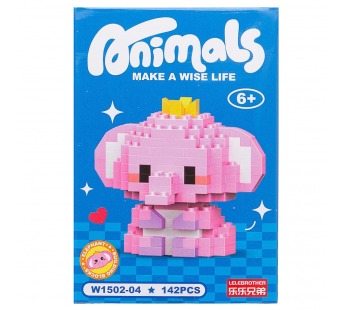 Конструктор - Слон (pink) (236604)#2059632