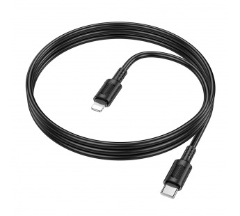 Кабель Type-C - Apple lightning Borofone BX111 Feliz PD 27W 100см 3A  (black) (235094)#2060112