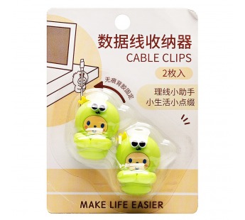 Держатель для кабеля - Лягушки (green) (236584)#2059697