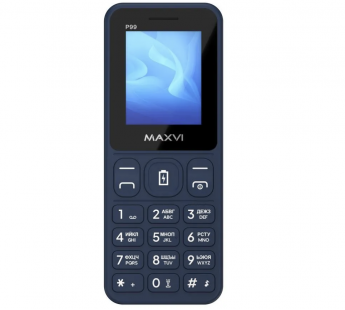 Мобильный телефон MAXVI P99 Blue (2"/0,3МП/2500mAh)#2057020