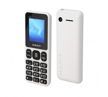 Мобильный телефон MAXVI P99 White (2"/0,3МП/2500mAh)#2057059