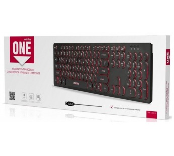 Клавиатура Smartbuy ONE 328 черная, проводная с подсветкой#2057053
